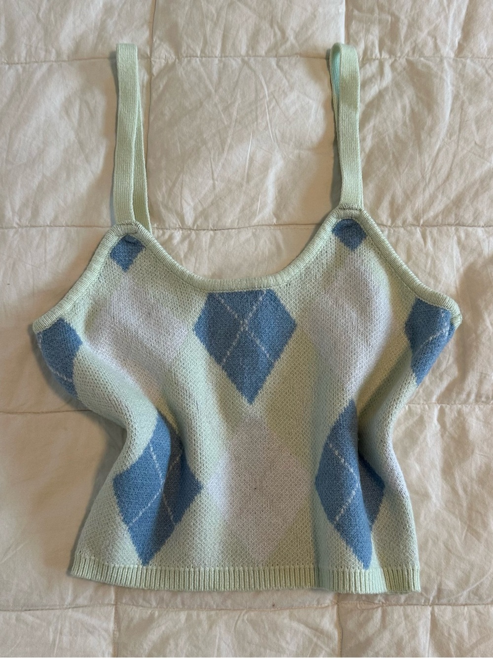 Altar’d State Argyle Knit Top